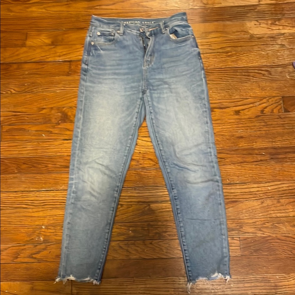 American Eagle Outfitters Women's Light Blue Jeans